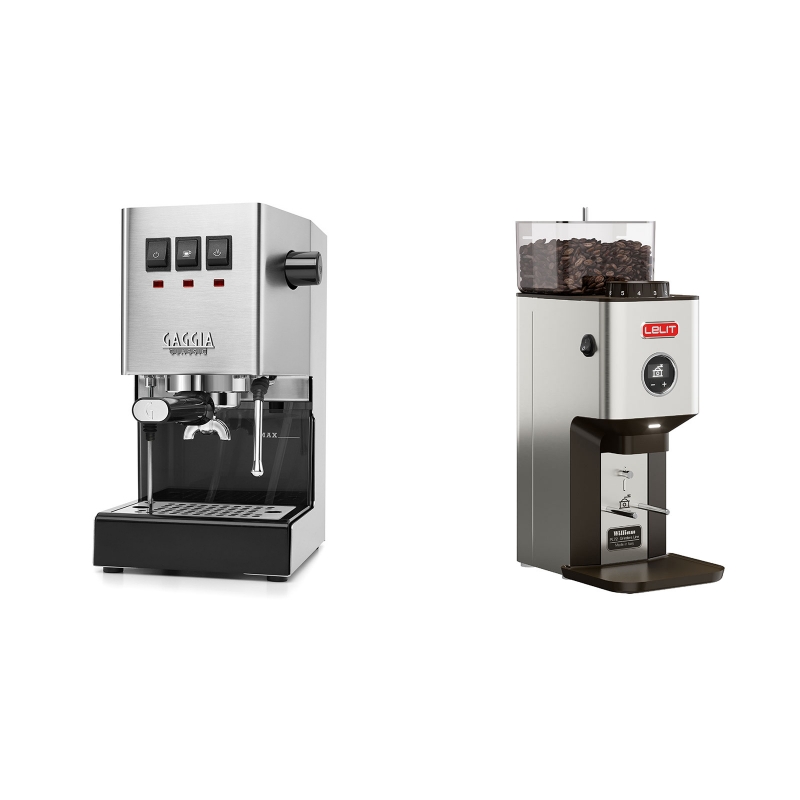 Gaggia New Classic + Lelit William PL72 Gaggia New Classic + Lelit William PL72