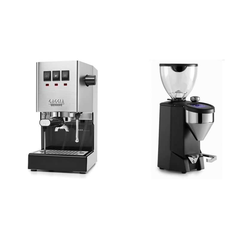 Gaggia New Classic + Rocket Espresso FAUSTO 2.1, black Gaggia New Classic + Rocket Espresso FAUSTO 2.1, black