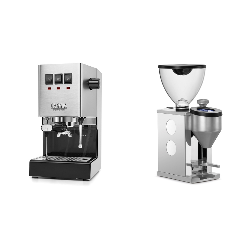 Gaggia New Classic + Rocket Espresso FAUSTINO, white Gaggia New Classic + Rocket Espresso FAUSTINO, white