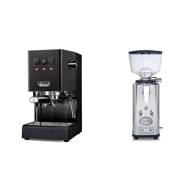 Gaggia New Classic BC, black + ECM S-Automatik 64 Gaggia New Classic BC, black + ECM S-Automatik 64