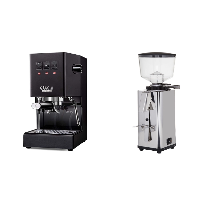 Gaggia New Classic BC, black + ECM S-Manuale 64 Gaggia New Classic BC, black + ECM S-Manuale 64
