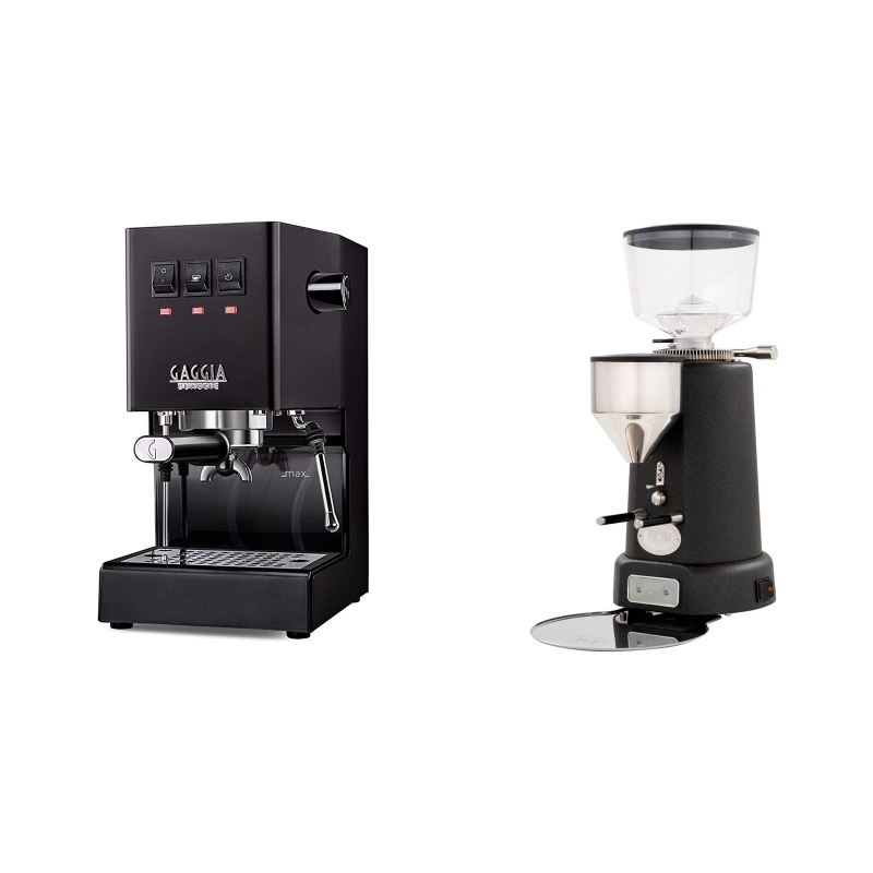 Gaggia New Classic BC, black + ECM V-Titan 64, anthracite Gaggia New Classic BC, black + ECM V-Titan 64, anthracite