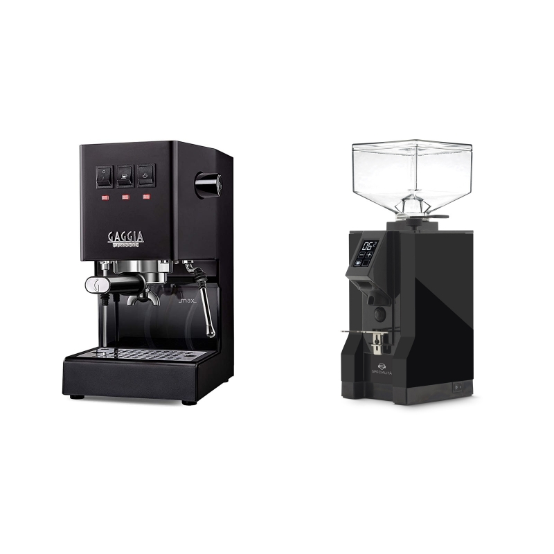 Gaggia New Classic BC, black + Eureka Mignon Specialita, BL black Gaggia New Classic BC, black + Eureka Mignon Specialita, BL black