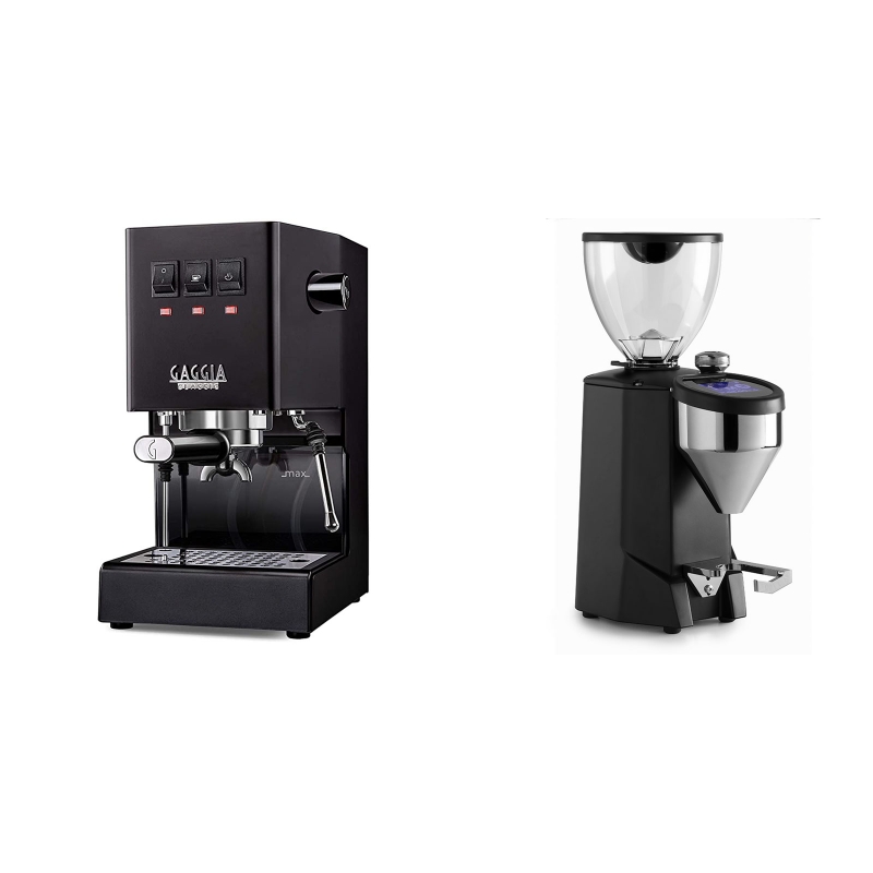 Gaggia New Classic BC, black + Rocket Espresso FAUSTO 2.1, black Gaggia New Classic BC, black + Rocket Espresso FAUSTO 2.1, black