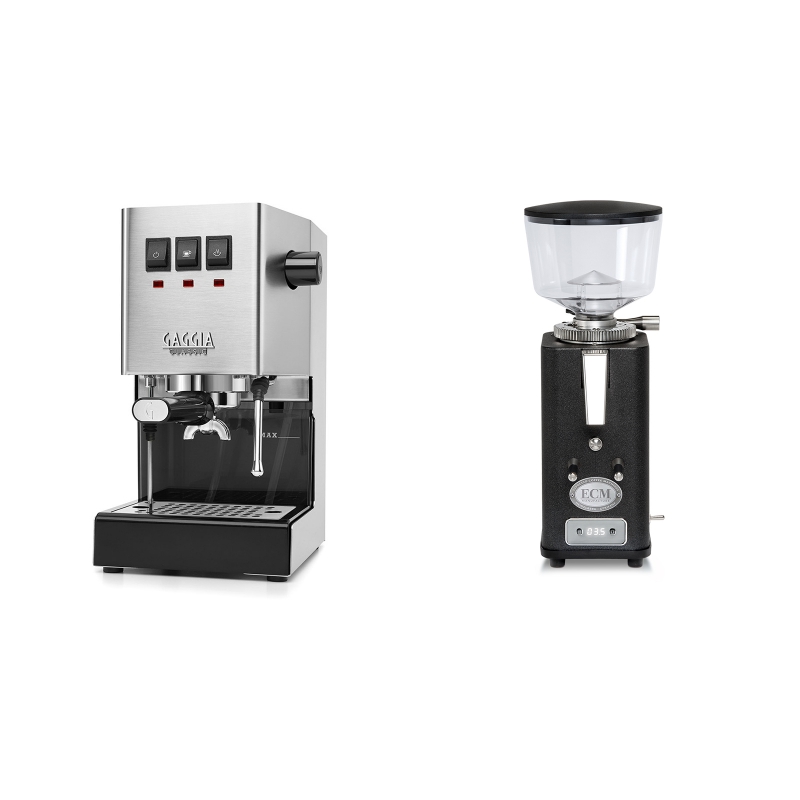 Gaggia New Classic BC + ECM S-Automatik 64, anthracite Gaggia New Classic BC + ECM S-Automatik 64, anthracite