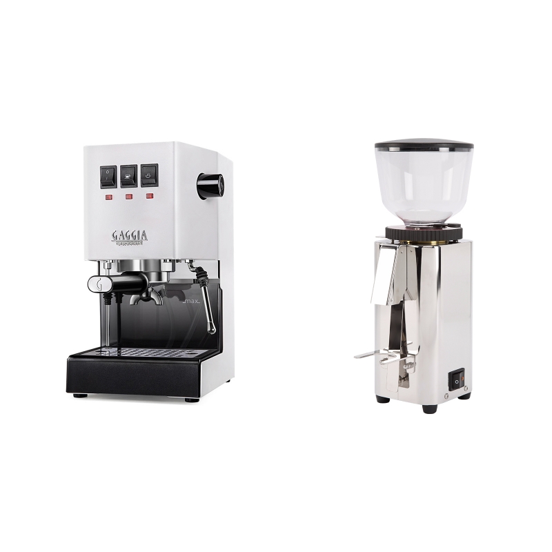 Gaggia New Classic BC, white + ECM C-Manuale 54 Gaggia New Classic BC, white + ECM C-Manuale 54