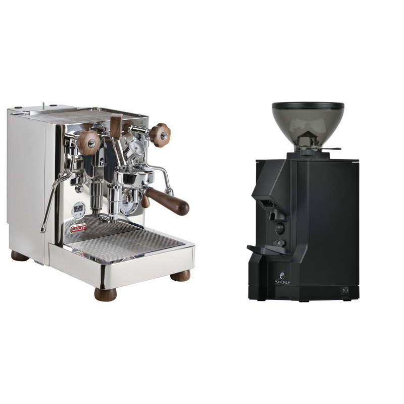 Lelit Bianca PL162T + Eureka Mignon Manuale, BL black Lelit Bianca PL162T + Eureka Mignon Manuale, BL black