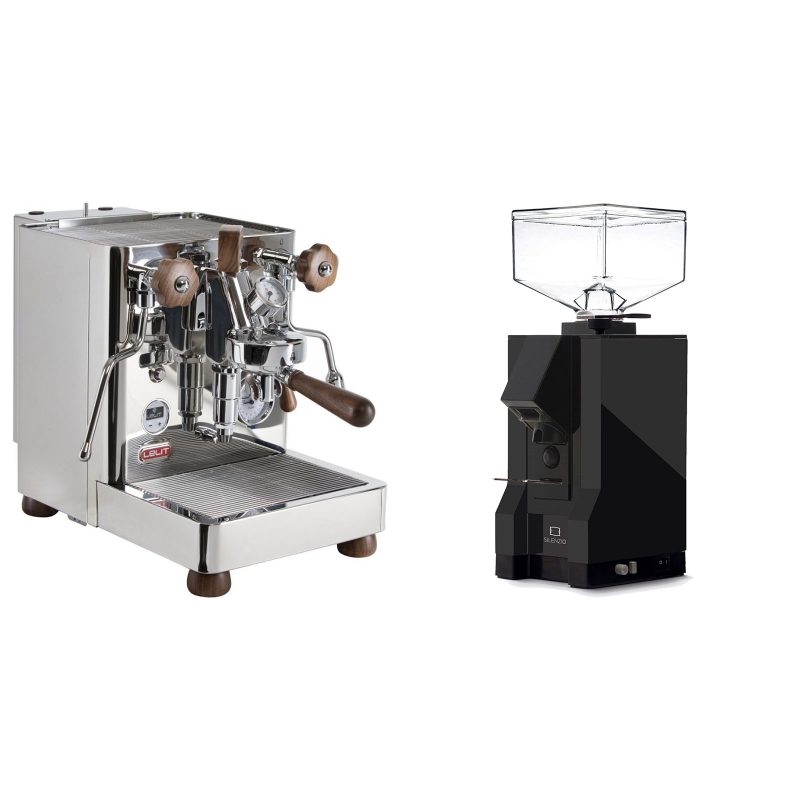 Lelit Bianca PL162T + Eureka Mignon Silenzio, BL black Lelit Bianca PL162T + Eureka Mignon Silenzio, BL black