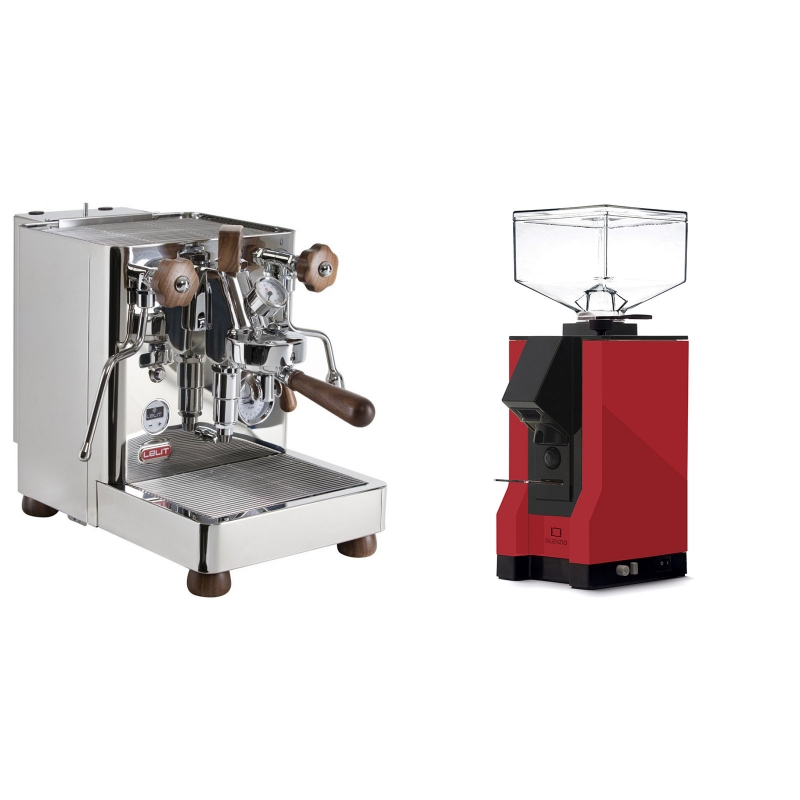 Lelit Bianca PL162T + Eureka Mignon Silenzio, BL ferrari red Lelit Bianca PL162T + Eureka Mignon Silenzio, BL ferrari red