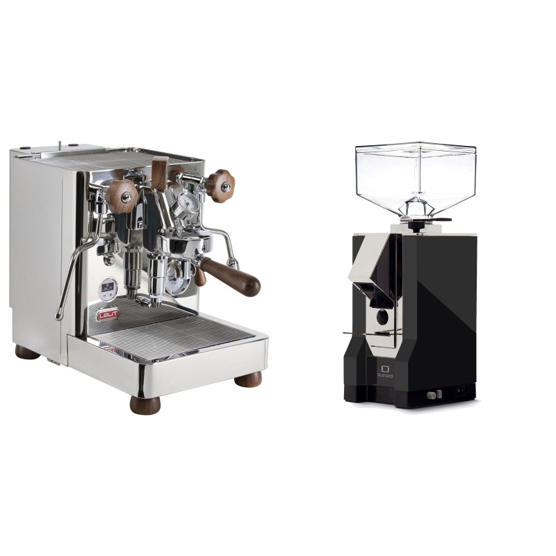 Lelit Bianca PL162T + Eureka Mignon Silenzio, CR black Lelit Bianca PL162T + Eureka Mignon Silenzio, CR black