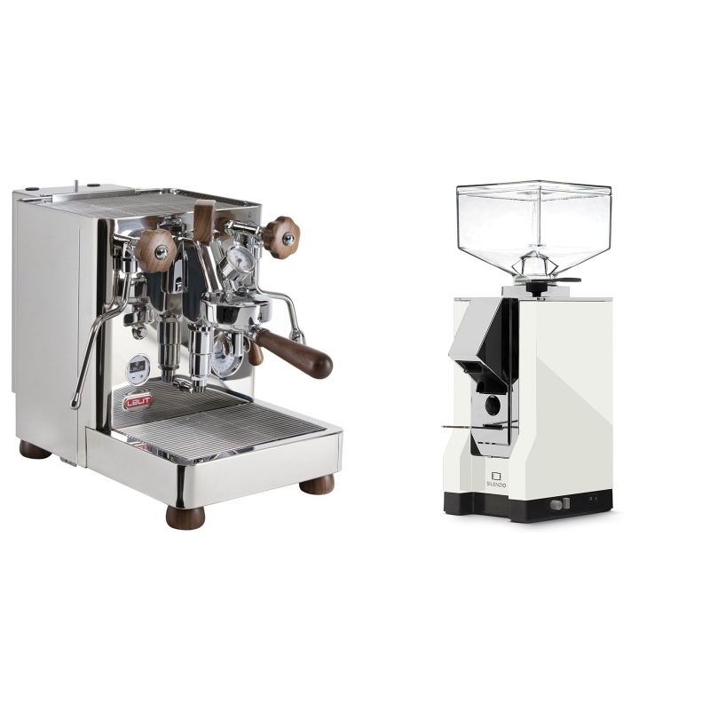 Lelit Bianca PL162T + Eureka Mignon Silenzio, CR white Lelit Bianca PL162T + Eureka Mignon Silenzio, CR white