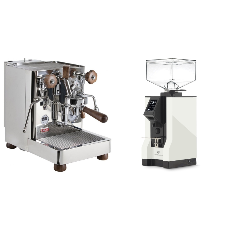 Lelit Bianca PL162T + Eureka Mignon Specialita, BL white Lelit Bianca PL162T + Eureka Mignon Specialita, BL white