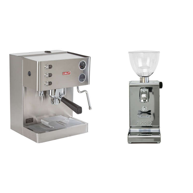 Lelit Elizabeth PL92T + Ascaso i-steel, lesk Lelit Elizabeth PL92T + Ascaso i-steel, lesk