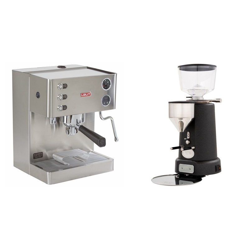 Lelit Elizabeth PL92T + ECM V-Titan 64, anthracite Lelit Elizabeth PL92T + ECM V-Titan 64, anthracite