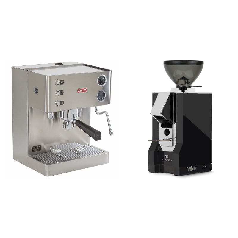 Lelit Elizabeth PL92T + Eureka Mignon Classico, CR black Lelit Elizabeth PL92T + Eureka Mignon Classico, CR black