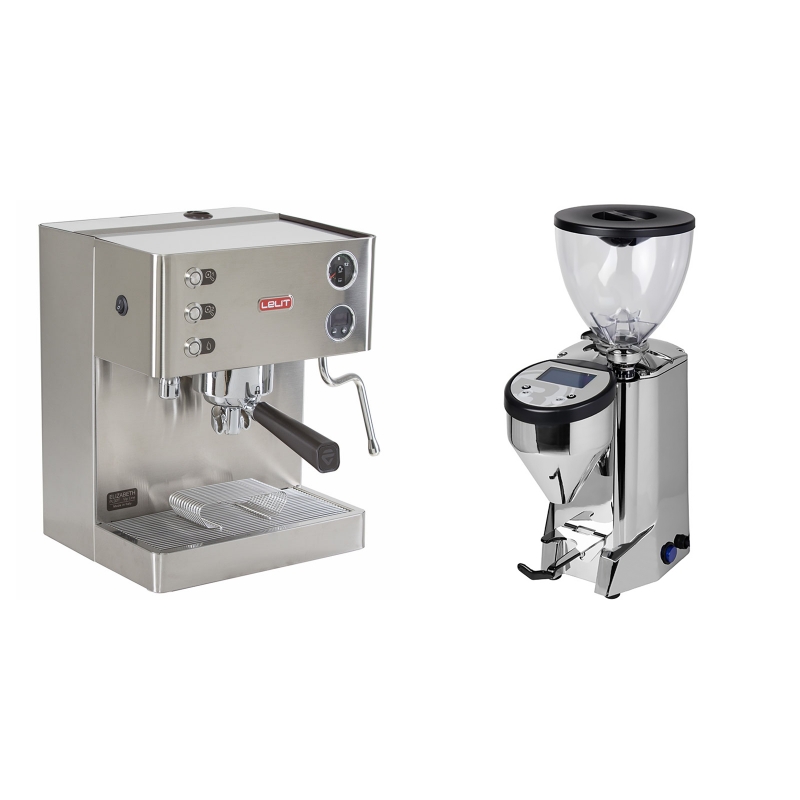 Lelit Elizabeth PL92T + Rocket Espresso FAUSTO, chrome Lelit Elizabeth PL92T + Rocket Espresso FAUSTO, chrome