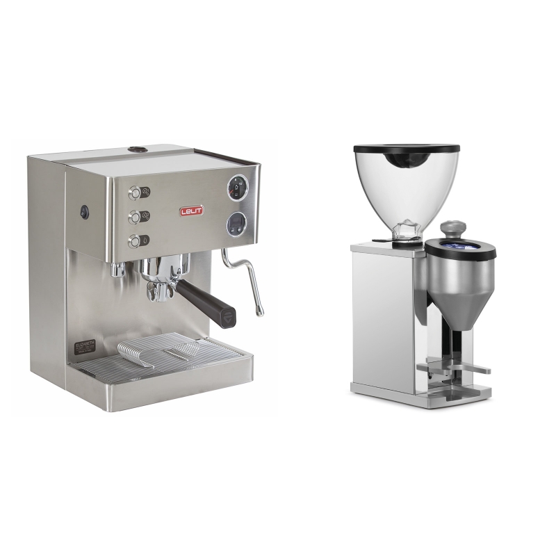 Lelit Elizabeth PL92T + Rocket Espresso FAUSTINO, chrome Lelit Elizabeth PL92T + Rocket Espresso FAUSTINO, chrome