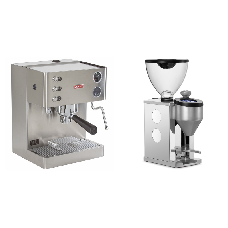 Lelit Elizabeth PL92T + Rocket Espresso FAUSTINO, white Lelit Elizabeth PL92T + Rocket Espresso FAUSTINO, white