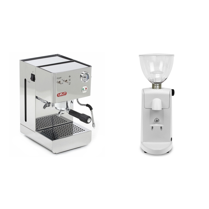 Lelit Glenda PL41PLUS + Ascaso i-mini i1, bílá Lelit Glenda PL41PLUS + Ascaso i-mini i1, bílá