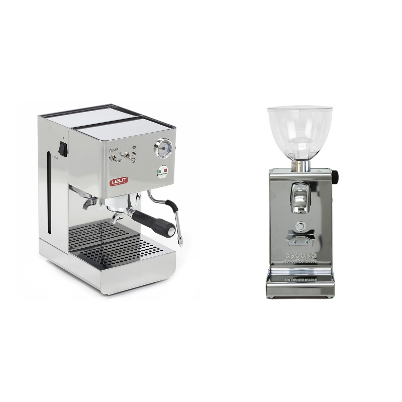 Lelit Glenda PL41PLUS + Ascaso i-steel, lesk Lelit Glenda PL41PLUS + Ascaso i-steel, lesk