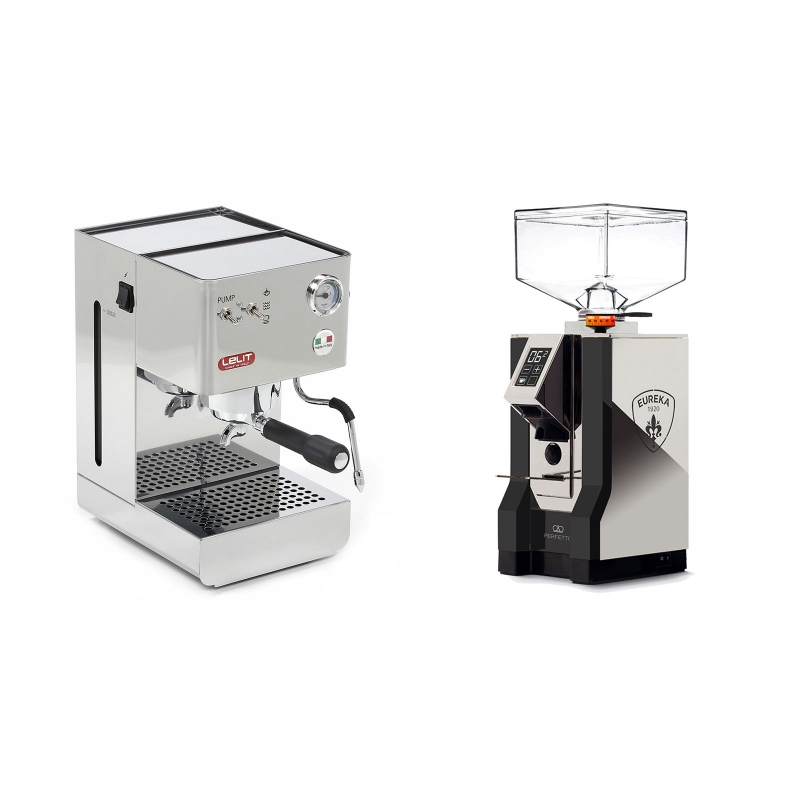 Lelit Glenda PL41PLUS + Eureka Mignon Perfetto, NX black Lelit Glenda PL41PLUS + Eureka Mignon Perfetto, NX black