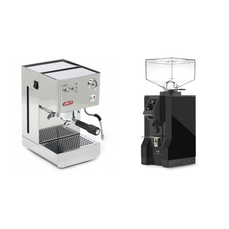 Lelit Glenda PL41PLUS + Eureka Mignon Specialita, BL black Lelit Glenda PL41PLUS + Eureka Mignon Specialita, BL black