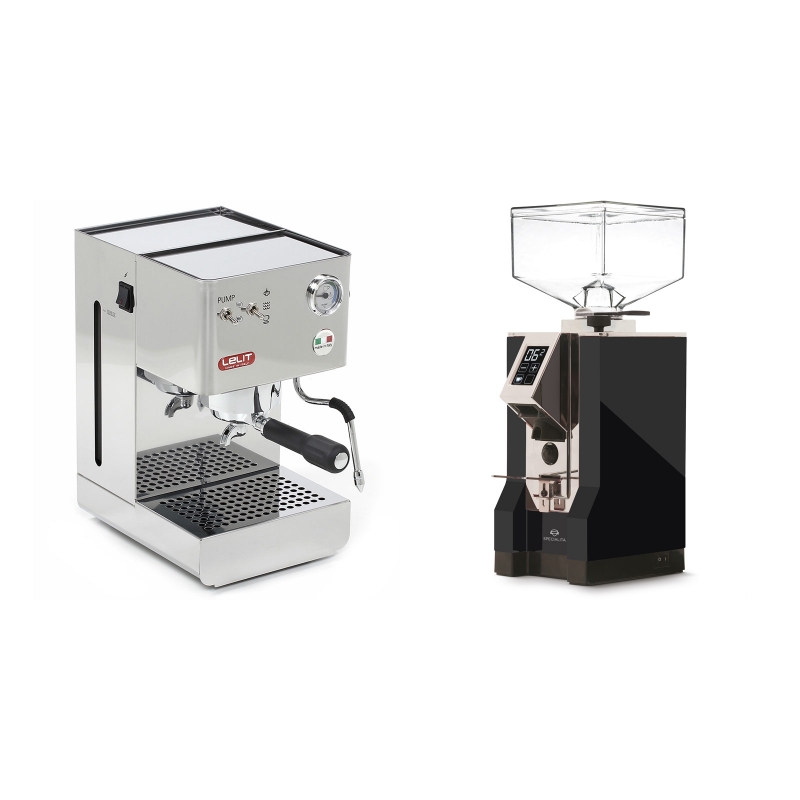 Lelit Glenda PL41PLUS + Eureka Mignon Specialita, CR black Lelit Glenda PL41PLUS + Eureka Mignon Specialita, CR black