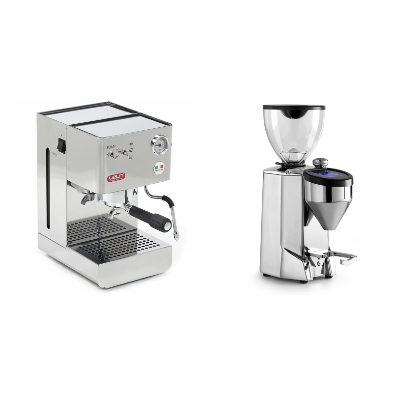 Lelit Glenda PL41PLUS + Rocket Espresso FAUSTO 2.1, chrome Lelit Glenda PL41PLUS + Rocket Espresso FAUSTO 2.1, chrome