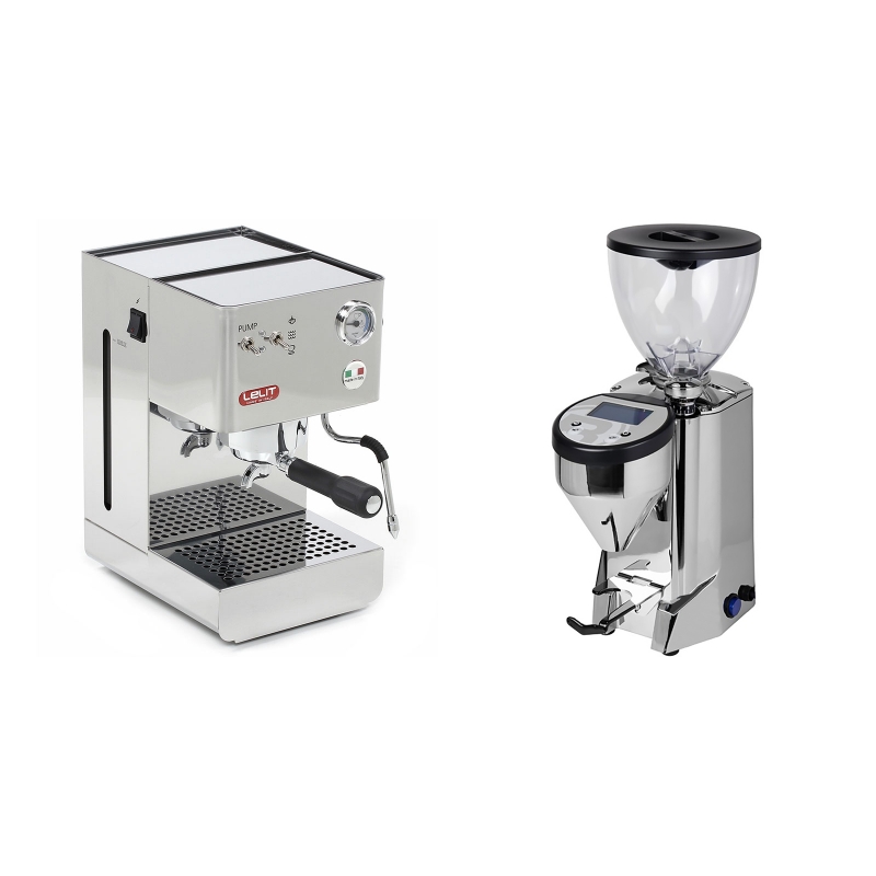 Lelit Glenda PL41PLUS + Rocket Espresso FAUSTO, chrome Lelit Glenda PL41PLUS + Rocket Espresso FAUSTO, chrome