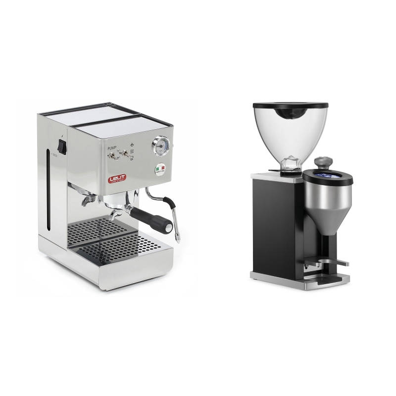 Lelit Glenda PL41PLUS + Rocket Espresso FAUSTINO, black Lelit Glenda PL41PLUS + Rocket Espresso FAUSTINO, black