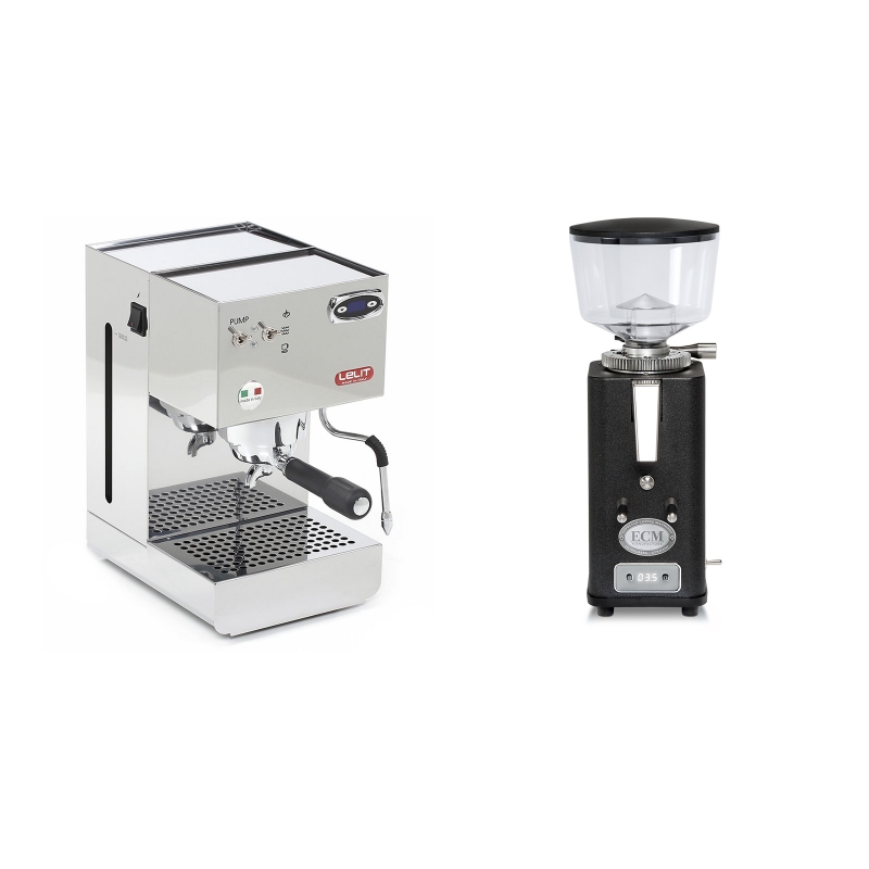 Lelit Glenda PL41PLUST + ECM S-Automatik 64, anthracite Lelit Glenda PL41PLUST + ECM S-Automatik 64, anthracite