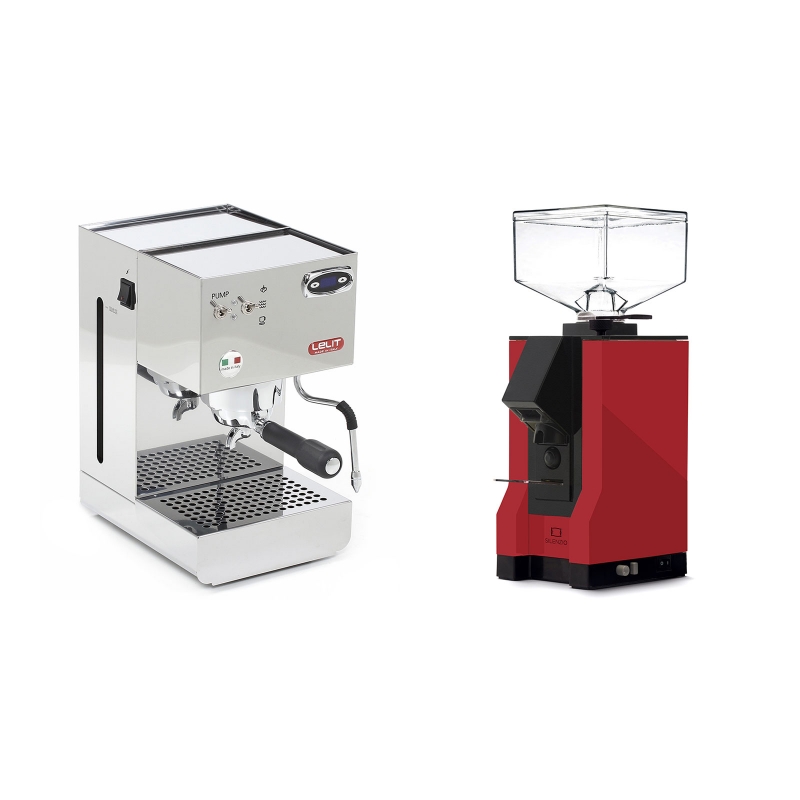Lelit Glenda PL41PLUST + Eureka Mignon Silenzio, BL ferrari red Lelit Glenda PL41PLUST + Eureka Mignon Silenzio, BL ferrari red