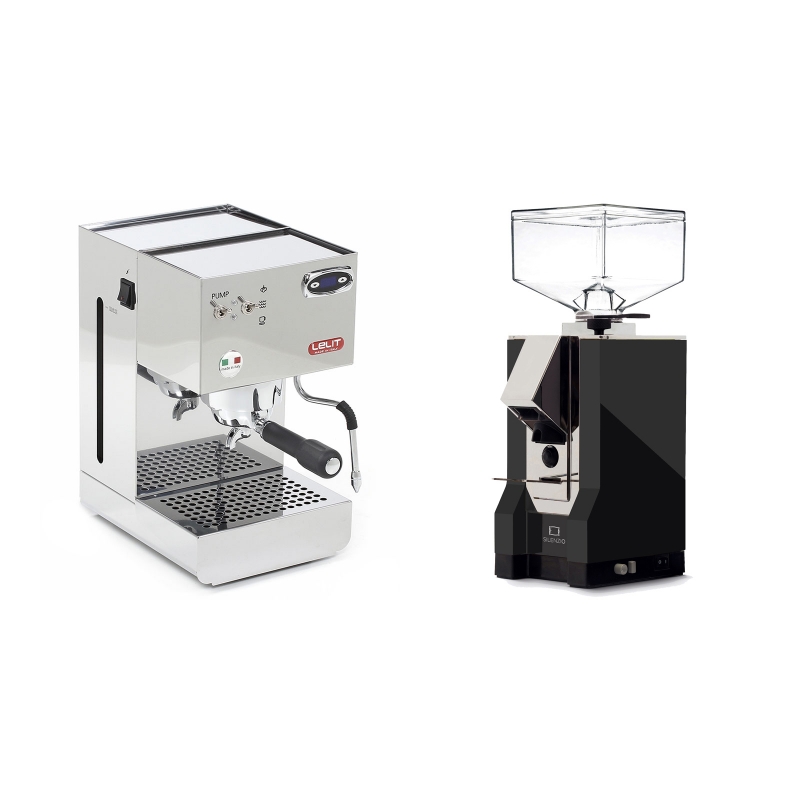 Lelit Glenda PL41PLUST + Eureka Mignon Silenzio, CR black Lelit Glenda PL41PLUST + Eureka Mignon Silenzio, CR black