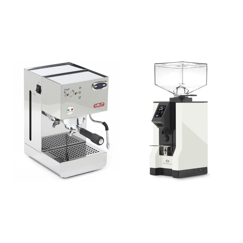 Lelit Glenda PL41PLUST + Eureka Mignon Specialita, BL white Lelit Glenda PL41PLUST + Eureka Mignon Specialita, BL white