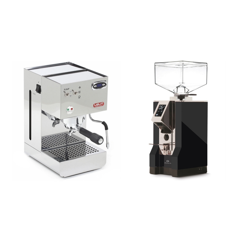 Lelit Glenda PL41PLUST + Eureka Mignon Specialita, CR black Lelit Glenda PL41PLUST + Eureka Mignon Specialita, CR black