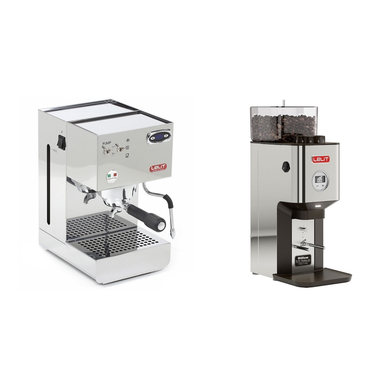 Lelit Glenda PL41PLUST + Lelit William PL72-P Lelit Glenda PL41PLUST + Lelit William PL72-P