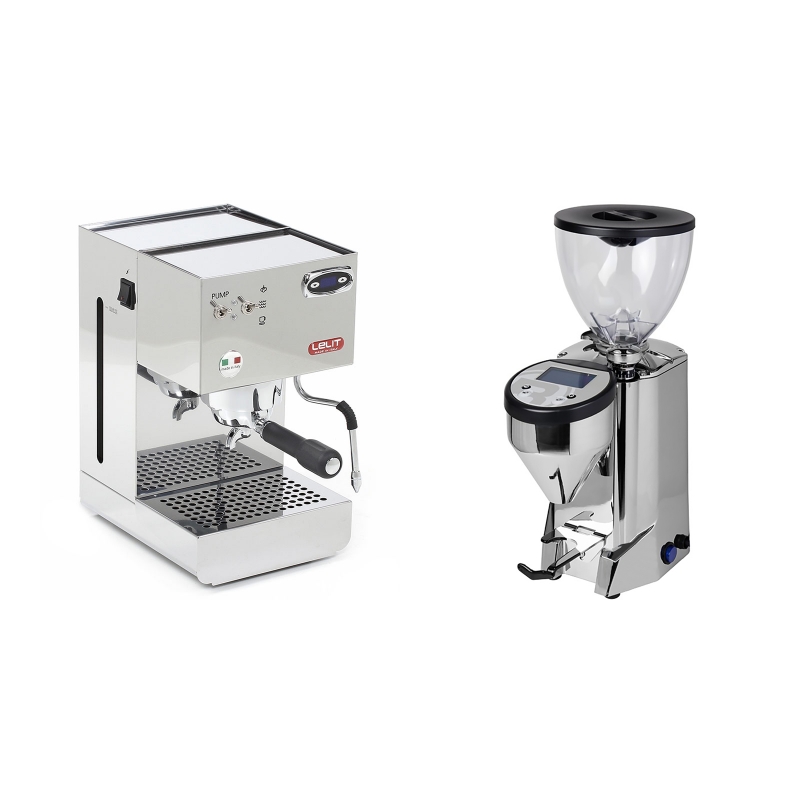 Lelit Glenda PL41PLUST + Rocket Espresso FAUSTO, chrome Lelit Glenda PL41PLUST + Rocket Espresso FAUSTO, chrome