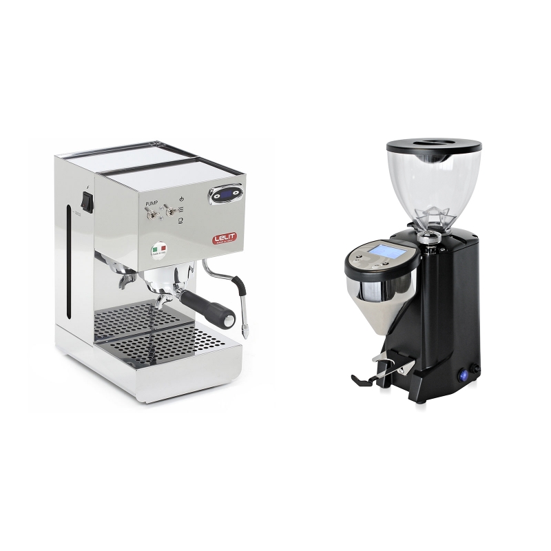 Lelit Glenda PL41PLUST + Rocket Espresso FAUSTO, black Lelit Glenda PL41PLUST + Rocket Espresso FAUSTO, black