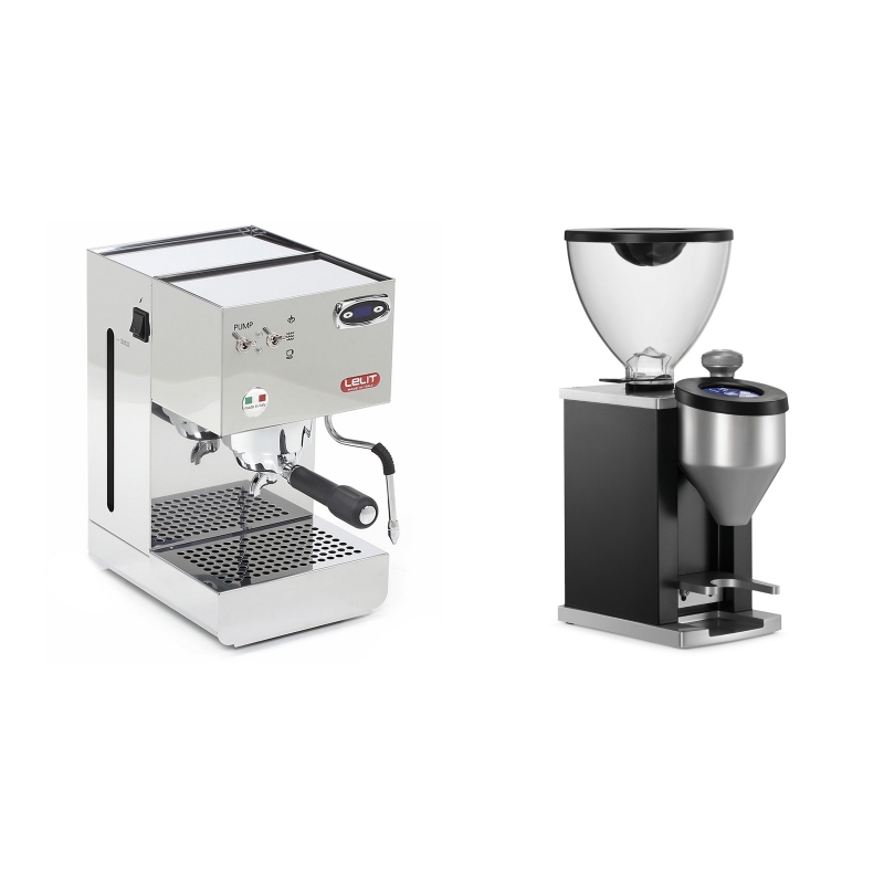 Lelit Glenda PL41PLUST + Rocket Espresso FAUSTINO, black Lelit Glenda PL41PLUST + Rocket Espresso FAUSTINO, black