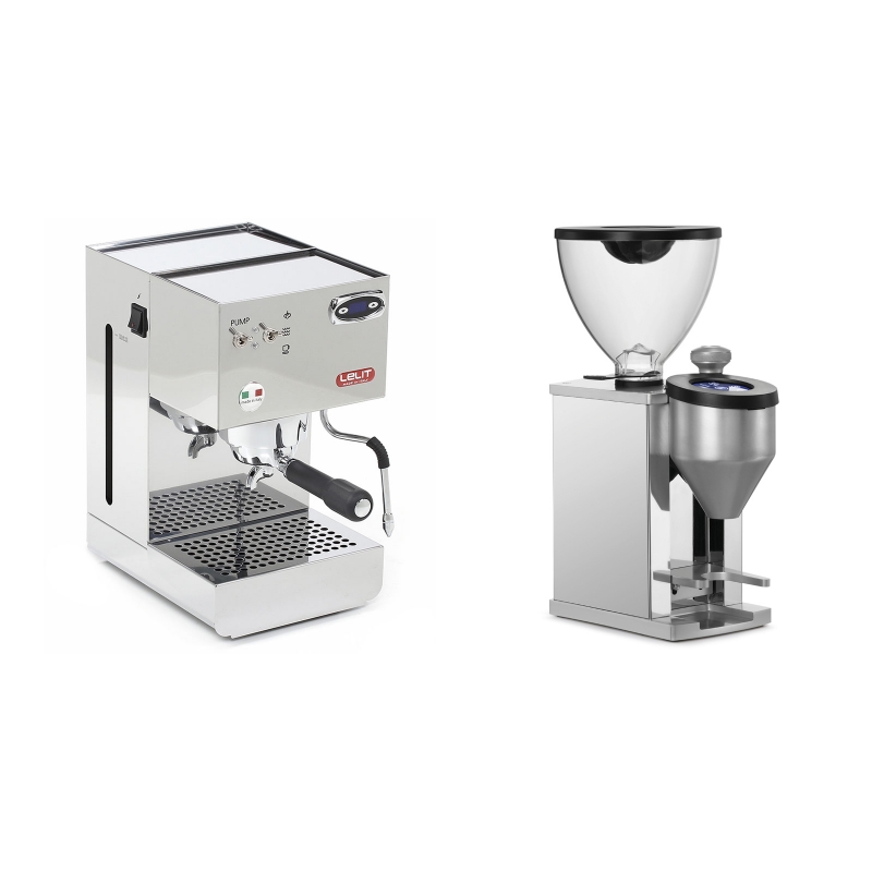 Lelit Glenda PL41PLUST + Rocket Espresso FAUSTINO, chrome Lelit Glenda PL41PLUST + Rocket Espresso FAUSTINO, chrome