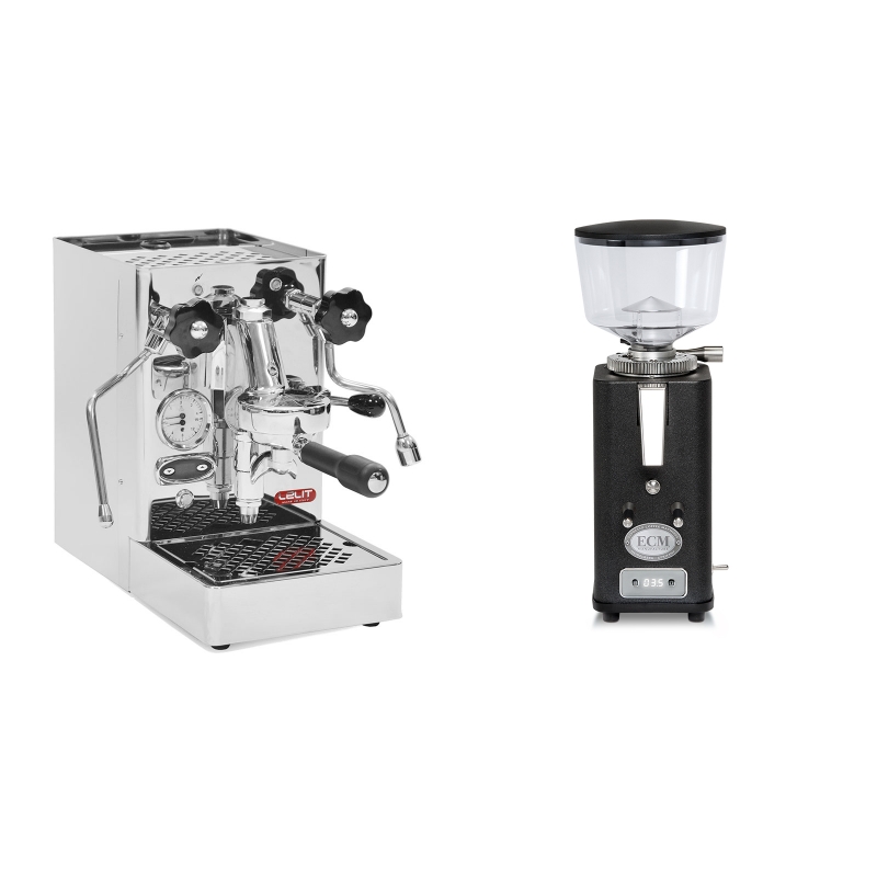 Lelit Mara PL62T + ECM S-Automatik 64, anthracite Lelit Mara PL62T + ECM S-Automatik 64, anthracite