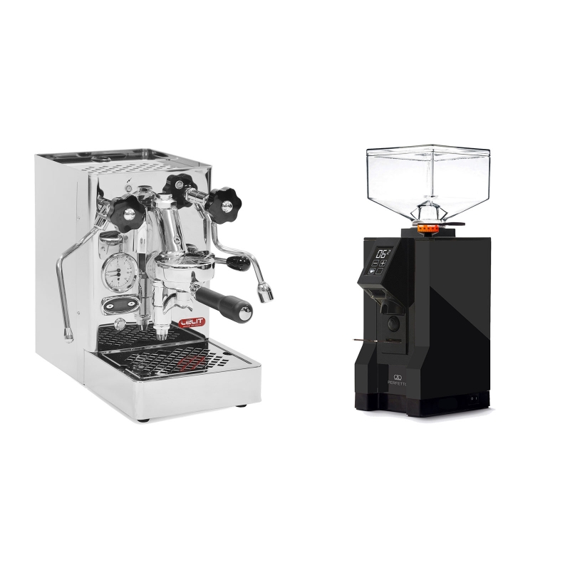 Lelit Mara PL62T + Eureka Mignon Perfetto, BL black Lelit Mara PL62T + Eureka Mignon Perfetto, BL black