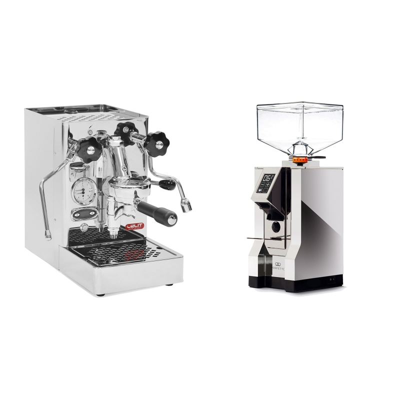 Lelit Mara PL62T + Eureka Mignon Perfetto, CR chrome Lelit Mara PL62T + Eureka Mignon Perfetto, CR chrome