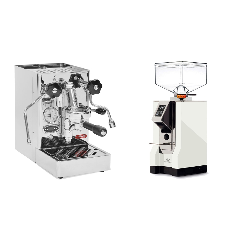 Lelit Mara PL62T + Eureka Mignon Perfetto, CR white Lelit Mara PL62T + Eureka Mignon Perfetto, CR white
