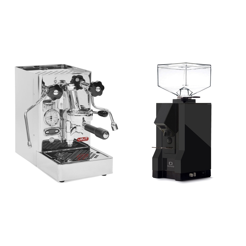 Lelit Mara PL62T + Eureka Mignon Silenzio, BL black Lelit Mara PL62T + Eureka Mignon Silenzio, BL black