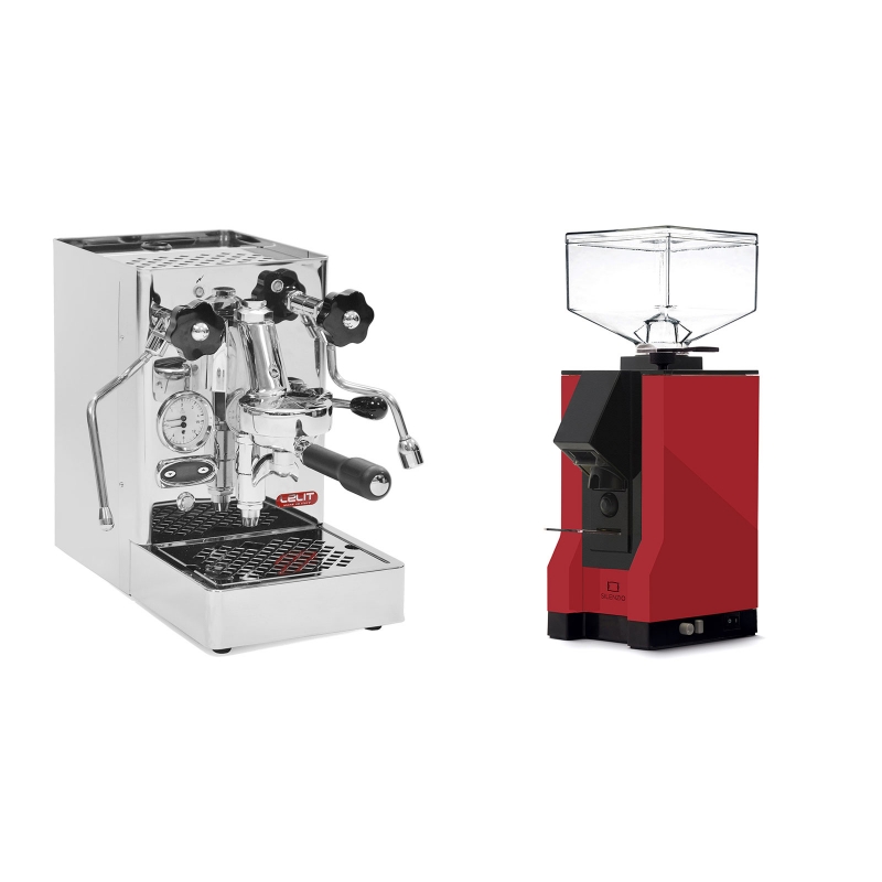 Lelit Mara PL62T + Eureka Mignon Silenzio, BL ferrari red Lelit Mara PL62T + Eureka Mignon Silenzio, BL ferrari red