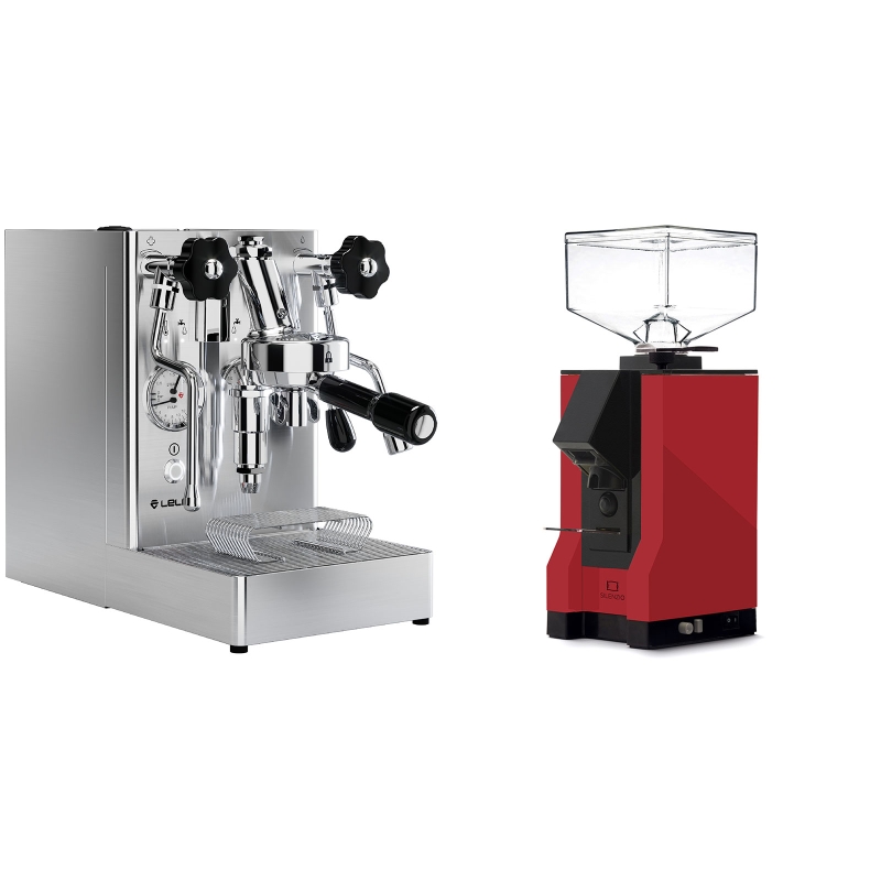 Lelit Mara PL62X + Eureka Mignon Silenzio, BL ferrari red Lelit Mara PL62X + Eureka Mignon Silenzio, BL ferrari red