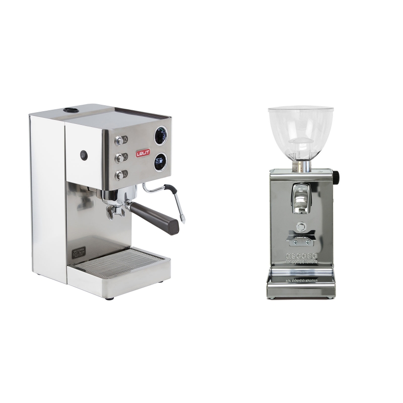 Lelit Victoria PL91T + Ascaso i-steel, lesk Lelit Victoria PL91T + Ascaso i-steel, lesk
