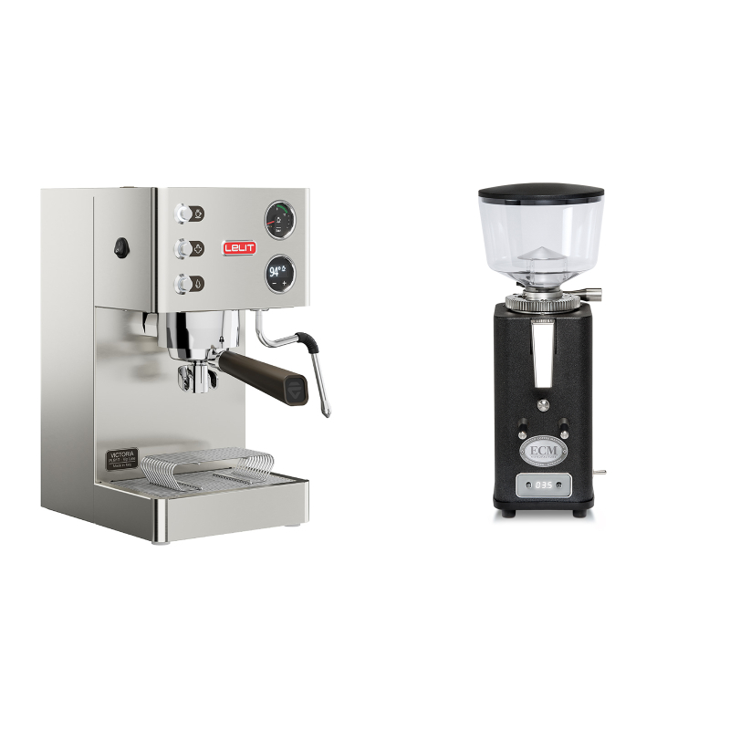 Lelit Victoria PL91T + ECM S-Automatik 64, anthracite Lelit Victoria PL91T + ECM S-Automatik 64, anthracite