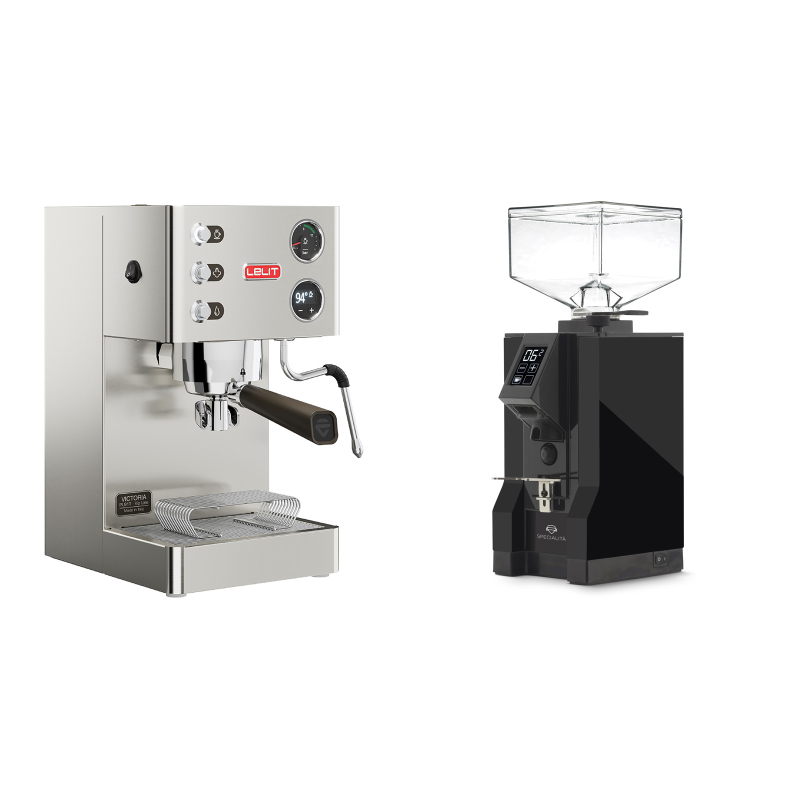 Lelit Victoria PL91T + Eureka Mignon Specialita, BL black Lelit Victoria PL91T + Eureka Mignon Specialita, BL black
